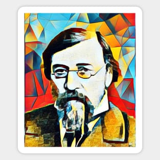 Nikolay Chernyshevsky Abstract Portrait | Nikolay Chernyshevsky Artwork 2 Magnet